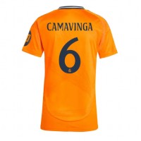 Real Madrid Eduardo Camavinga #6 Vonkajší Ženy futbalový dres 2024-25 Krátky Rukáv